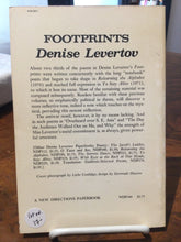 Levertov, Denise: Footprints [used paperback]