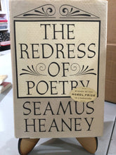 [Rare] Heaney, Seamus: The Redress of Poetry [used hardcover]