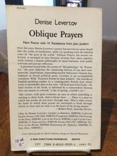 Levertov, Denise: Oblique Prayers [used paperback]