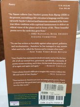 Snyder, Gary: No Nature [used paperback]