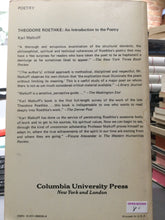Malkoff, Karl: Theodore Roethke: An Introduction to the Poetry [used paperback]
