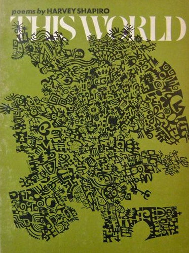 Shapiro, Harvey: This World [used paperback]