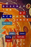 Esdale, Logan: A Description of Acquaintance [HC]