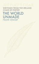 Ormsby, Frank: The World Unmade: Volume 8 (HC)