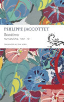 [03/07/24] Jaccottet, Philippe: Seedtime