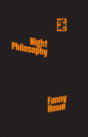 Howe, Fanny: Night Philosophy