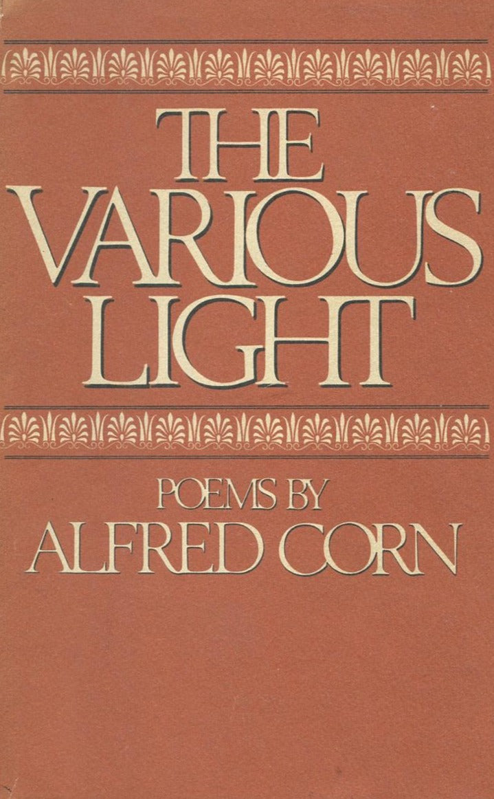 Corn, Alfred: The Various Light [used paperback]