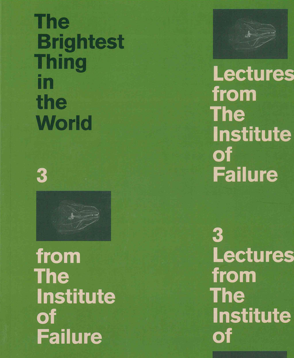 Goulish, Matthew: The Brightest Thing in the World: 3 Lectures from the Institute of Failure [used paperback]