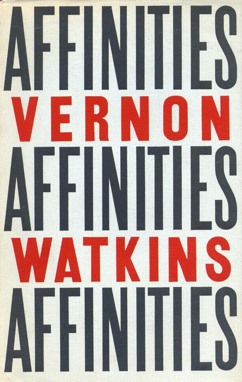 Watkins, Vernon: Affinities [used hardcover]